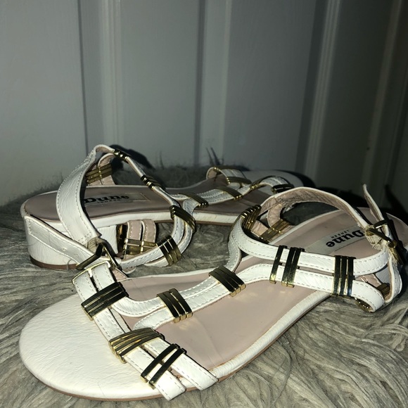 White Dune London Sandals 8 - Picture 1 of 6